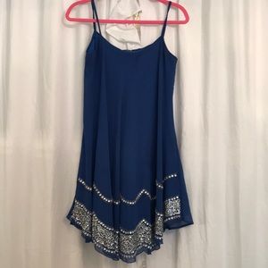 Blue Cocktail Dress